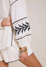 Shirts Scarlett Poppies Pallazzio Shirt Antique White Apoella