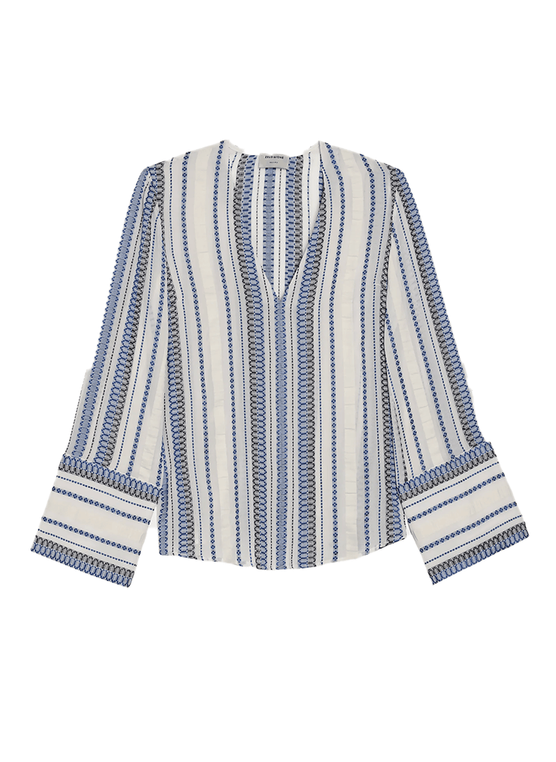 Shirts Zeus n Dione Orion Shirt Ivory/Navy Apoella