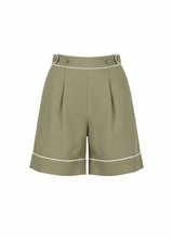 Shorts Ancient Kallos Niki Linen Shorts Khaki Apoella