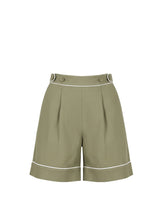 Shorts Ancient Kallos Niki Linen Shorts Khaki Apoella