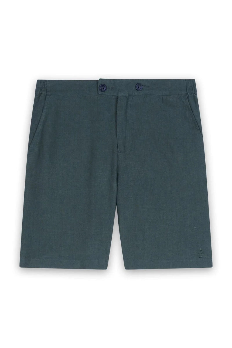 Shorts Apnée Linen Shorts Green Apoella