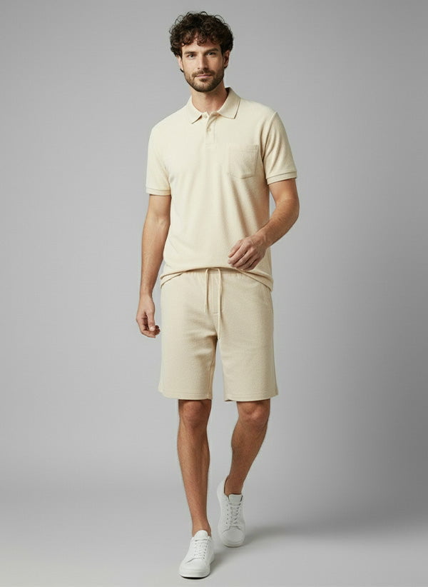 Shorts Asoma Ara Terry Shorts Ivory Apoella