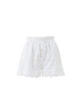 Shorts Melissa Odabash Indy Embroidered Shorts White Apoella