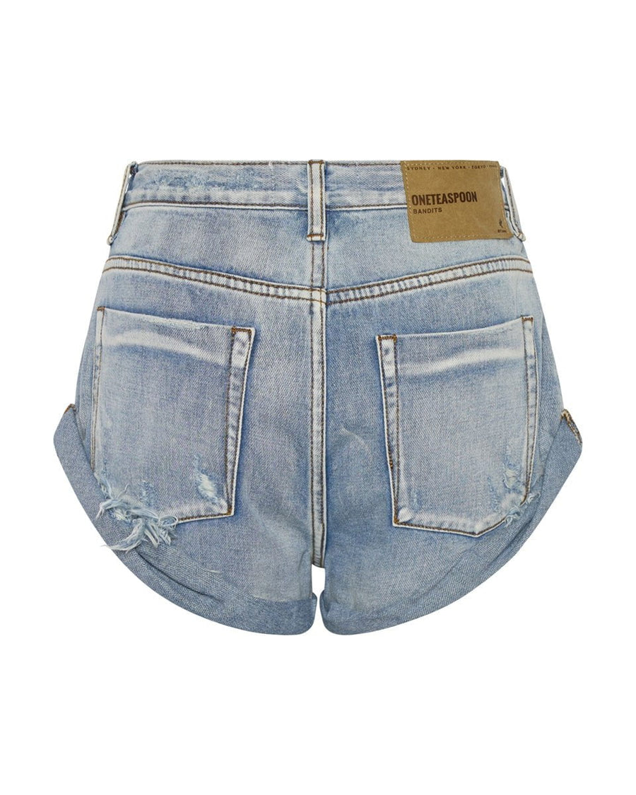 【WONDER WONDER】Tilshu Half Low Washing Denim Shorts Flip Mommy Low Rise Wide Leg Denim Short | Chances Surf NZ