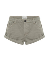 Shorts One Teaspoon Bandits Low Waist Denim Short Faded Khaki Apoella