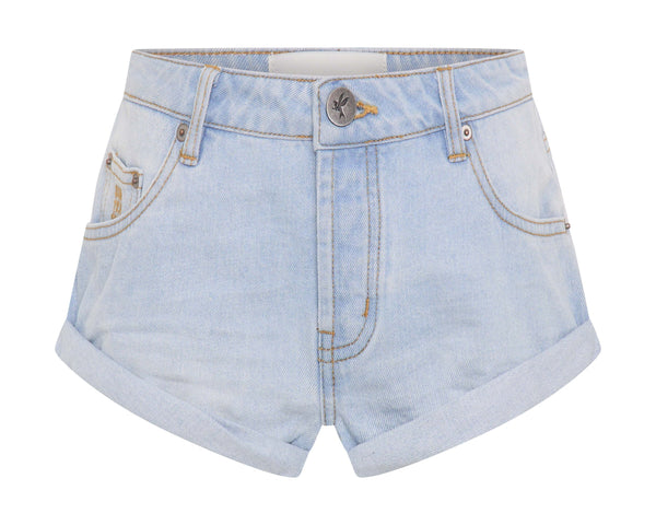 Shorts One Teaspoon Bandits Low Waist Denim Shorts Cyber Blue Apoella