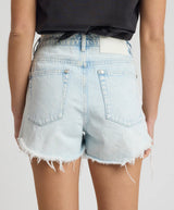Shorts One Teaspoon Bonitas High Waist Denim Shorts Beach Blue Apoella