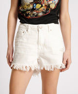 Shorts One Teaspoon Bonitas High Waist Denim Shorts White Beauty Apoella