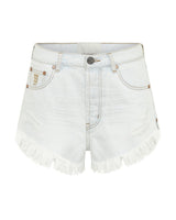 Shorts One Teaspoon Outlaws Mid Waist Denim Shorts Bel Air Blue Apoella