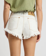 Shorts One Teaspoon Renegades High Waist Denim Shorts White Beauty Apoella