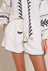 Shorts Scarlett Poppies Pallaz Shorts Antique White Apoella