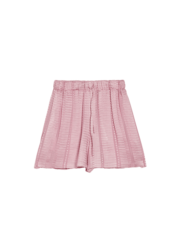 Shorts Zeus n Dione Paxi Textured Silk Shorts Pink Apoella