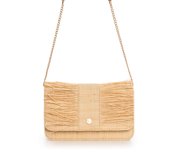 Shoulder Bags Apoella Paros Natural Straw Shoulder Mini Bag Beige O/S Apoella