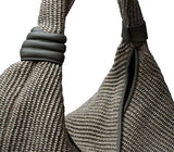 Shoulder Bags APOELLA Spetses Ii Straw Hobo Shoulder Bag Olive O/S Apoella