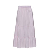 Skirts Apoella Irida Tiered Long Skirt Pink Apoella