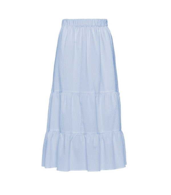 Skirts Apoella Irida Tiered Long Skirt Sky Apoella