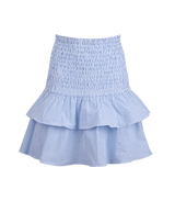 Skirts Apoella Nafsika Smocked Short Skirt Striped White Blue / S/M Apoella