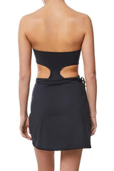 Skirts Kiohne Petals Embroidered Skirt Black Apoella