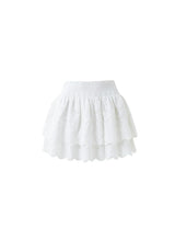 Skirts Melissa Odabash Tam Embroidered Mini Skirt White Apoella