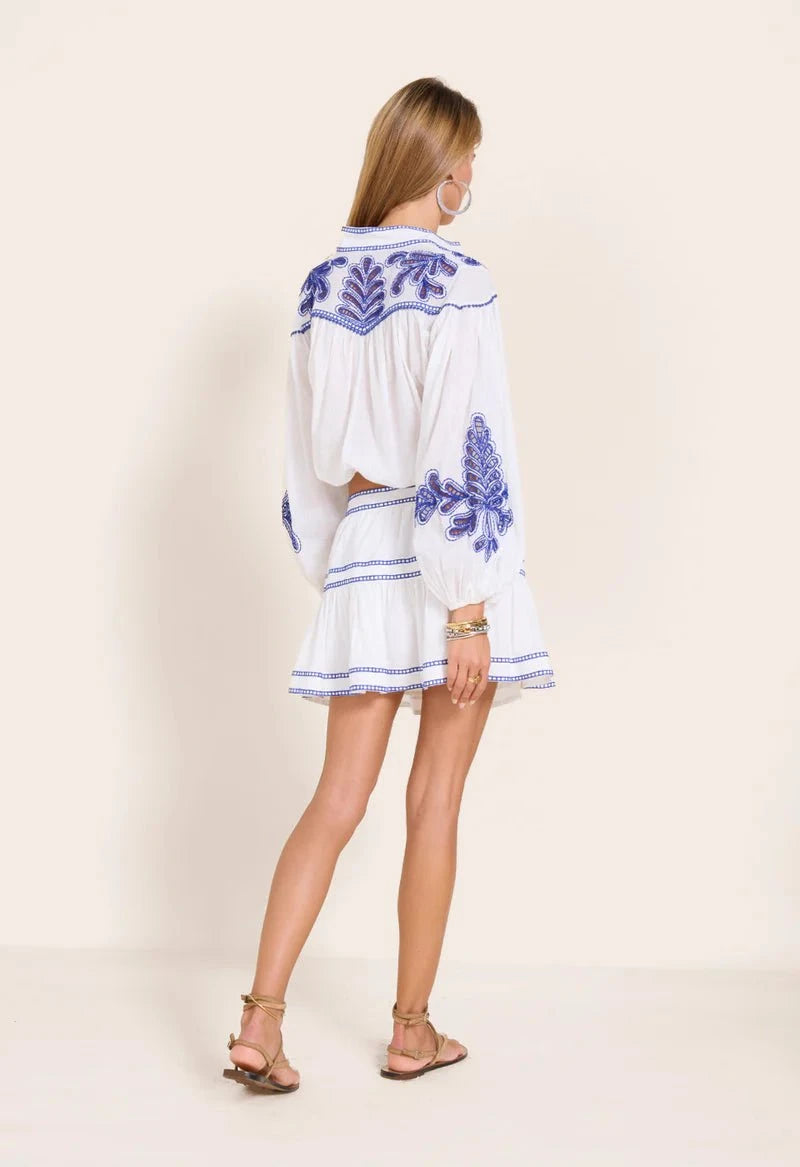 Skirts Scarlett Poppies Zilli Short Skirt Simply White Apoella