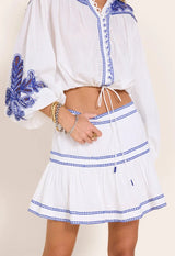 Skirts Scarlett Poppies Zilli Short Skirt Simply White Apoella