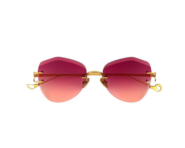 Sunglasses Eyepetizer Articolo Rivoli Gold/Moulin Rouge O/S / Red Apoella