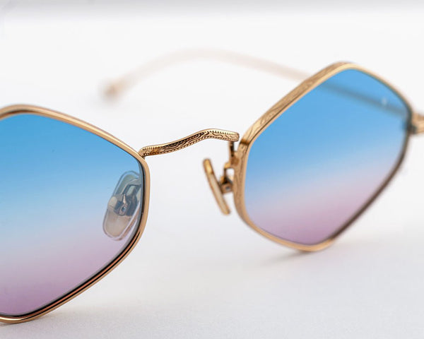 Sunglasses Eyepetizer Canar Blue/purple Lenses Gold Blue Purple / O/S Apoella