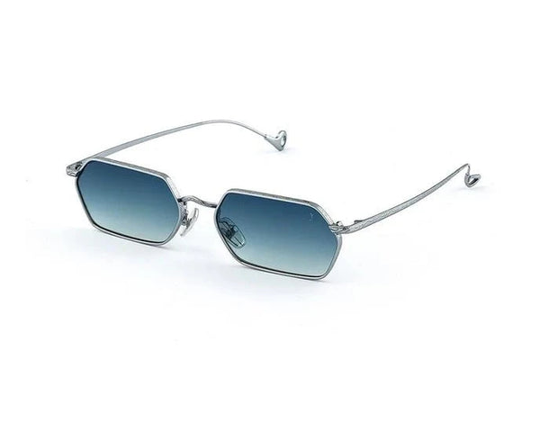 Sunglasses Eyepetizer Cavallet Silver/Blue Gradient Lenses O/S Apoella