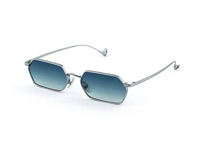 Sunglasses Eyepetizer Cavallet Silver/Blue Gradient Lenses O/S Apoella