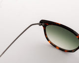 Sunglasses Eyepetizer Charles Dark Havana/green Gradient Lenses Gun O/S / Havana Green Apoella