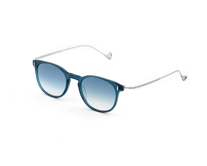 Sunglasses Eyepetizer Charles Transparent Blue Gradient Silver Blue / O/S Apoella