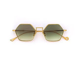 Sunglasses Eyepetizer Churchill Gold/Green Gradient Lenses O/S Apoella