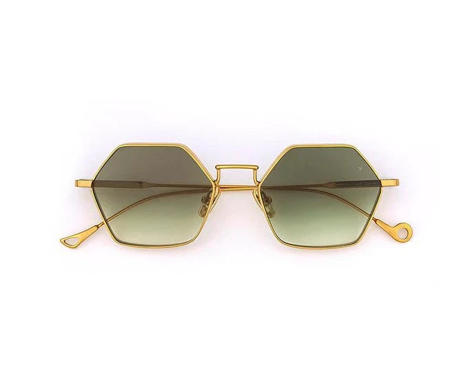 Sunglasses Eyepetizer Churchill Gold/Green Gradient Lenses O/S Apoella