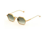 Sunglasses Eyepetizer Churchill Gold/Green Gradient Lenses O/S Apoella