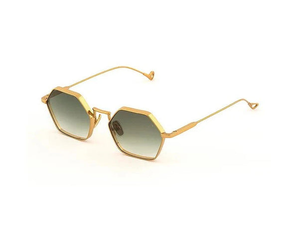 Sunglasses Eyepetizer Churchill Gold/Green Gradient Lenses O/S Apoella