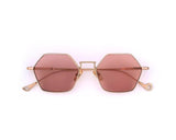 Sunglasses Eyepetizer Churchill Rose Gold/Purple Lenses O/S Apoella