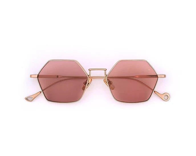 Sunglasses Eyepetizer Churchill Rose Gold/Purple Lenses O/S Apoella