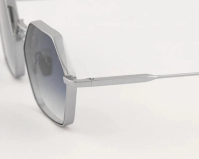 Sunglasses Eyepetizer Churchill Silver/Blue Gradient Lenses O/S Apoella