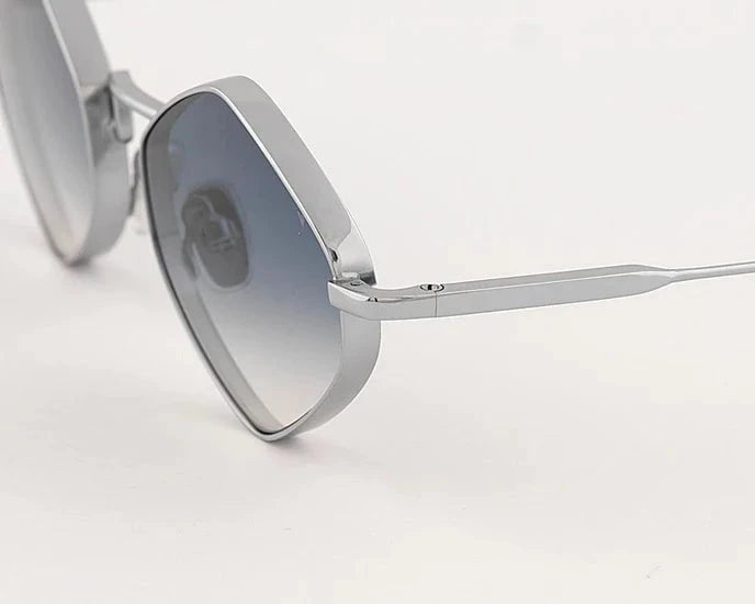 Sunglasses Eyepetizer Derby Silver/Blue Gradient Lenses O/S Apoella