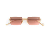 Sunglasses Eyepetizer Dillinger Pink/Gold O/S / Pink Apoella