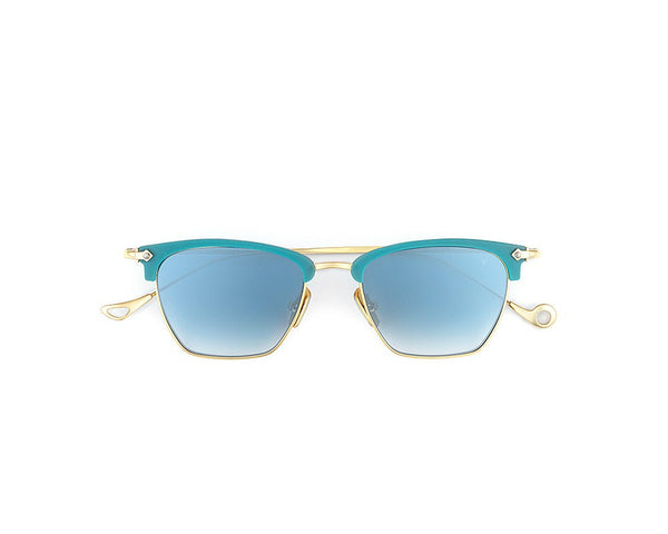 Sunglasses Eyepetizer Don Petrol Blue Matte Lenses Gold Apoella
