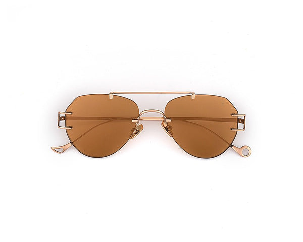 Sunglasses Eyepetizer Flow Bronze Lenses Rose Gold O/S / Bronze Apoella