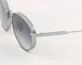 Sunglasses Eyepetizer Louisville Silver/Blue Gradient Lenses O/S Apoella