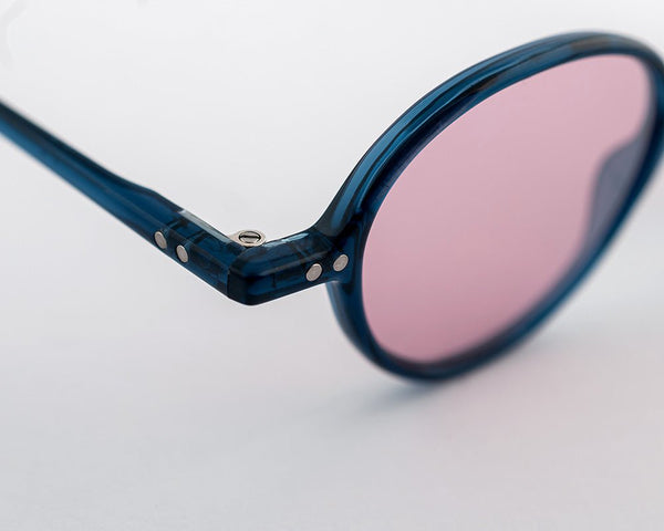 Sunglasses Eyepetizer Re(king) Transparent Blue/pink Lenses Transparent Blue/silver Pink / O/S Apoella