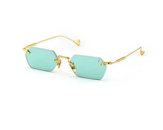 Sunglasses Eyepetizer Tank Gold/Turquoise O/S / Turquoise Apoella