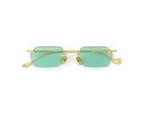 Sunglasses Eyepetizer Tank Gold/Turquoise O/S / Turquoise Apoella