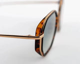 Sunglasses Eyepetizer Tomasso 2 Avana/Green Gradient Lenses O/S Apoella