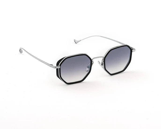 Sunglasses Eyepetizer Tomasso 2 Black Lenses Silver O/S / Black Apoella