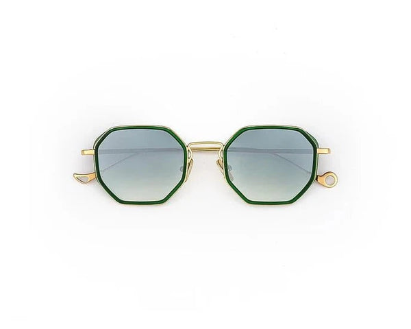 Sunglasses Eyepetizer Tomasso 2 Transparent Green/Green Gradient Lenses O/S Apoella