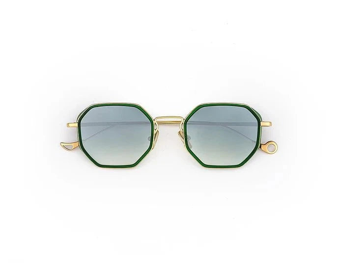 Sunglasses Eyepetizer Tomasso 2 Transparent Green/Green Gradient Lenses O/S Apoella